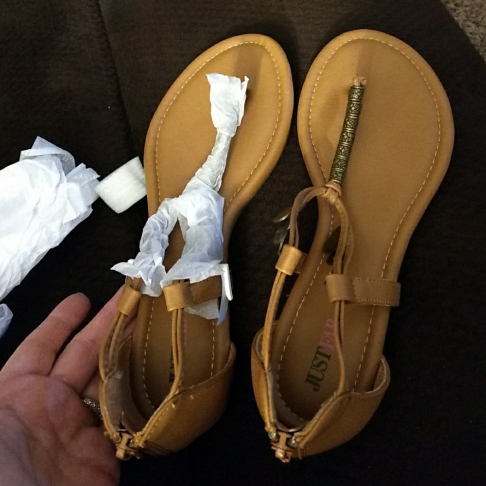 Shameka Cognac Sandals Size 8.5